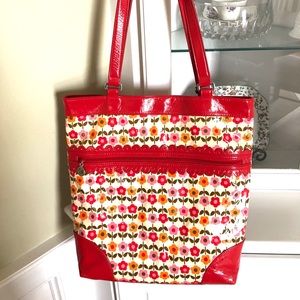 Vera Bradley Frill tote bag EUC